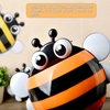 Powerful Suction Cartoon Cute Honeybee Toothbrush Storage Rack Toothbrush Toothpaste Plastic Holder
