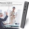 PPT Presenter Powerpoint Wireless Presentation Laser Pointer 2.4G RF Remote Control Pen Gray with Black