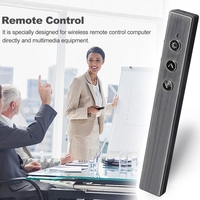 PPT Presenter Powerpoint Wireless Presentation Laser Pointer 2.4G RF Remote Control Pen Gray with Black