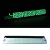 Practical Car Luminous Parking Stickers Bright Temporary Parking Card With Suckers And Phone Number Card Plate