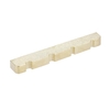 Pre-slotted Brass String Nut for 4-string Electric Bass Guitar Part Replacement 38 * 3.6 * 6.3-4.8mm