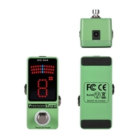 Precision Tuner Pedal LED Display with True Bypass for Chromatic Guitar Bass