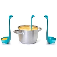 Premium Beautiful Practical Monster Soup Ladle Cookware Cute Cartoon Spoon Tableware for Soup Blue