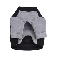 Premium Breathable Pet Dog Clothes Hoodie Sweater Fleece Color Blocking Cute Puppy Costume Supplies Adopt for Soft Space Cotton