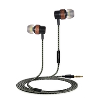 Premium In-Ear Earbuds Wired Earphones Headphones with Microphone for Android Windows Phones MP3 MP4 Tablet iPhone iPad