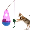 Premium Interactive Tumbler Roly-poly Wobbler Pet Cat Toy with Mouse Prey Bell Ball