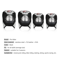 PRO-BIKER Motorcycle Elbow & Knee Protector 4PCS Motocross Guards Protective Pads for Skating Skateboard Sports Safety