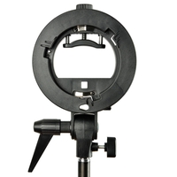 PRO Godox S-Type Bracket Bowens Mount Holder for Speedlite Flash Snoot Softbox