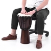 Professional 10" African Djembe Hand Bongo Drum Percussion Music Instrument Select Hardwood Body Goatskin Head
