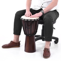 Professional 10" African Djembe Hand Bongo Drum Percussion Music Instrument Select Hardwood Body Goatskin Head