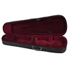 Professional 1/4 Violin Triangle Shape Case Box Hard & Super Light with Shoulder Straps Beige