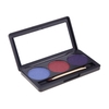 Professional 3 Color Matte Nude Makeup Eyeshadow Palette Eye Shadow with Mirror and Double Ended Brush 4