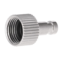 Professional 3pcs Airbrush Plug for Quick Release Disconnect Coupler 1/8" BSP Male End Tail Fits Disconnect Couplers