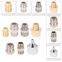 Professional 7pcs Airbrush Adaptor Kit Fitting Connector Set For Compressor & Airbrush Hose