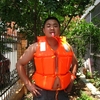 Professional Adult Working Life Jacket Foam Vest Survival Suit with Whistle Outdoor Swimwear Water Sport Swimming Drifting Fishing Orange