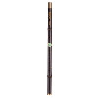Professional Black Bamboo Dizi Flute Traditional Handmade Chinese Musical Woodwind Instrument Key of C Study Level