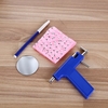 Professional Blue Stainless Steel Nose Ear Navel Body Analgesia Ear Piercer Unit Tool Kit