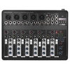 Professional BT 7-Channel Mic Line Audio Mixer Mixing Console with 3-band EQ 48V Phantom Power USB Interface