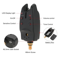 Professional Carp Fishing Bite Alarm Indicator LED Sound Alert on Fishing Rods Fishing Tackle Gear