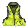 Professional Fishing Polyester Adult Safety Life Jacket Survival Vest Swimming Boating Drifting