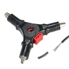 Professional Handheld Coaxial Cable Wire Stripper F Connector Installation Tool for RG6 RG59