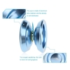 Professional Magic Yoyo T8 Aluminum Alloy Metal Yoyo 8 Ball KK Bearing with String for Kids Lake Blue