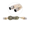 Professional MIDI Extension Cable Copper Shielding Layer with Male to Male 5-Pin DIN Plugs 2 Meters/ 6.6 Feet