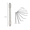 Professional Mini Hand Drill Set with 10pcs High-speed Steel Twist Drill Bit Set High Quality Drill Bit Holder Double Chuck Hand Drill Little Pin Vise