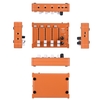 Professional Mini Pocket 4-Channel mono Stereo Audio DJ Sound Mixer USB Powered BT Connecting Mobile Phone Orange