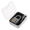 Professional Mini Transparent Visible Locksmith Training Trainer Cutaway Brass Padlock Lock Picking Practice Set Kit