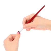 Professional Nail Art Design Pen Nylon Blooming Paint Brush Gradient Gradual Color Change Wooden Handle