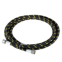 Professional Nylon Braided Airbrush Hose with Standard 1/8"*1.8m(5.9ft) Size Fitting on One End and a 1/8in