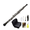 Professional Oboe C Key Cupronickel Plated Silver Woodwind Musical Instrument