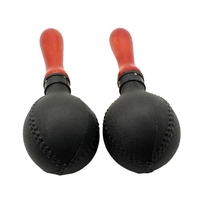 Professional Pair of Maracas Shakers Rattles Sand Hammer Percussion Instrument Musical Toy for Kid Children KTV Party Game