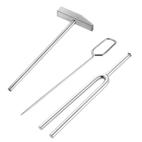 Professional Piano Tuning Tuner Maintenance Tools Kit with Tuning Fork Hammer Mute Wrench Carrying Bag