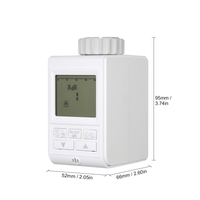Programmable Timer TRV Thermostatic Radiator Valve Actuator Radiator Thermostat for Heater Radiator Room Temperature Controlling