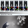 Projector Light 12Pcs Pattern Spotlight Romantic RGBW Snowflake/Love Film Rotating Garden Lamp for Birthday Party Valentine