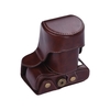 Protective Leather Camera Case Bag Coffee Digital Camera Leather Case for Fujifilm X-T20 X-T10