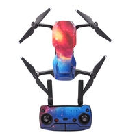 Protective Sticker Skin Cover Waterproof Sticker Cool Pattern Starry Sky for DJI Mavic AIR RC Drone and Remote Controller