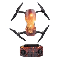Protective Sticker Skin Cover Waterproof Sticker Cool Pattern Starry Sky for DJI Mavic AIR RC Drone and Remote Controller