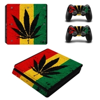 PS4 Slim Game Machine Accessories Stickers PVC Material with Breathable No Air Bubbles