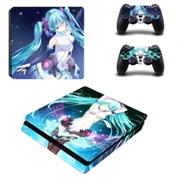 PS4 Slim Game Machine Accessories Stickers PVC Material with Breathable No Air Bubbles