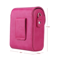 PU Leather Generic Universal Camera Case Bag Protective Pouch for Casio EX-ZR1200 / 1500 / 3500 / 2000 ZR50 for Canon Powershot SX710HS / SX700HS for Sony DSC-RX100 and Other Pocket Cameras