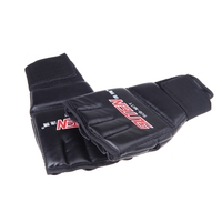 PU Leather Half Mitts Mitten MMA Muay Thai Training Punching Sparring Boxing Gloves Red