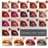 Pudaier Waterproof Nude Matte Lipstick Lip Gloss Lipstick Lip Balm Sexy Lip Tint Makeup Gift