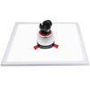 PULUZ 1200LM LED Photography Shadowless Softbox Bottom Light +Switch Shadow-free Adjustable Lamp Panel Acrylic Material for Photo Shooting Tent Box No Polar Dimming Light