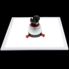 PULUZ 1200LM LED Photography Shadowless Softbox Bottom Light +Switch Shadow-free Adjustable Lamp Panel Acrylic Material for Photo Shooting Tent Box No Polar Dimming Light