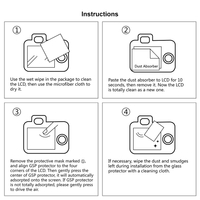 PULUZ Camera Screen Protective Films Polycarbonate Protect Film Anti-scratch Hardness Tempered Glass Screen Protector for Canon Sony Nikon Panasonic FinePix Olympus Digital Camera Accessories for Canon 650D/70D/700D/750D/760D/80D