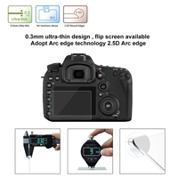PULUZ Camera Screen Protective Films Polycarbonate Protect Film Anti-scratch Hardness Tempered Glass Screen Protector for Canon Sony Nikon Panasonic FinePix Olympus Digital Camera Accessories for Canon 7DMark II