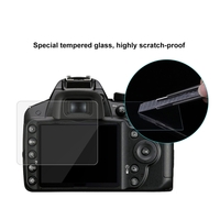 PULUZ Camera Screen Protective Films Polycarbonate Protect Film Anti-scratch Hardness Tempered Glass Screen Protector for Canon Sony Nikon Panasonic FinePix Olympus Digital Camera Accessories for Nikon Nikon D3200/D3300